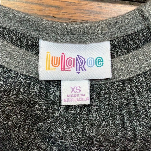 👾 LuLaRoe Grey Randy Top - Picture 5 of 6